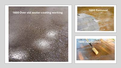 SealGreen 1600 Coating remover application process